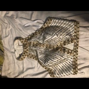 Gorgeous beaded white dress